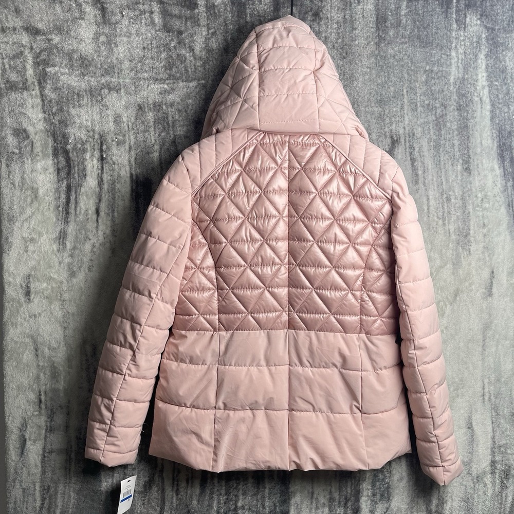 Marc New York Andrew Mark Womens XL Pink Quilted Puffer Jacket Full Zip NWT NEW - Picture 6 of 11